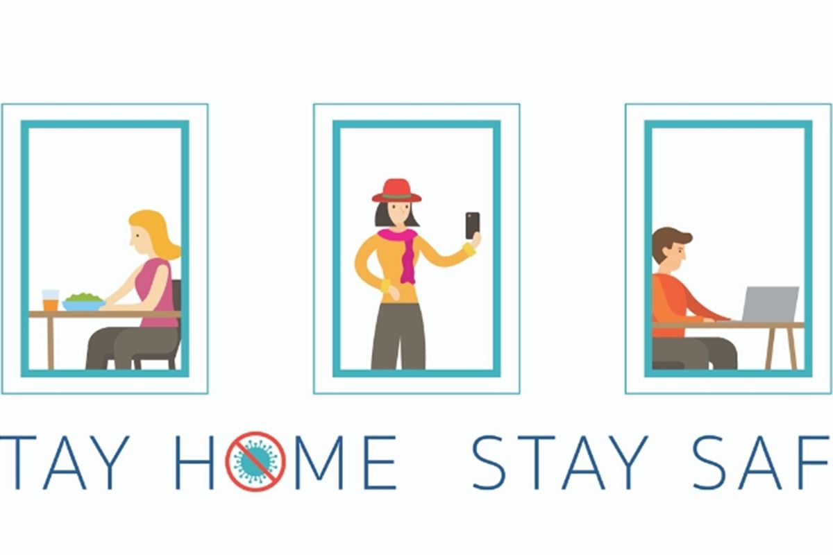 stay home clipart