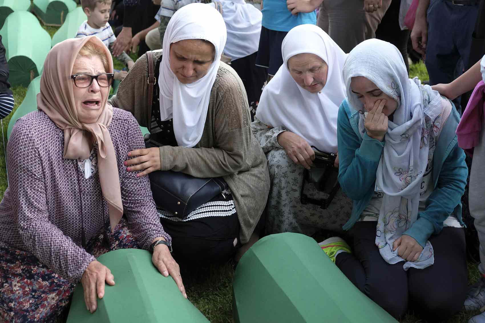 Mourning those massacred in Bosnia